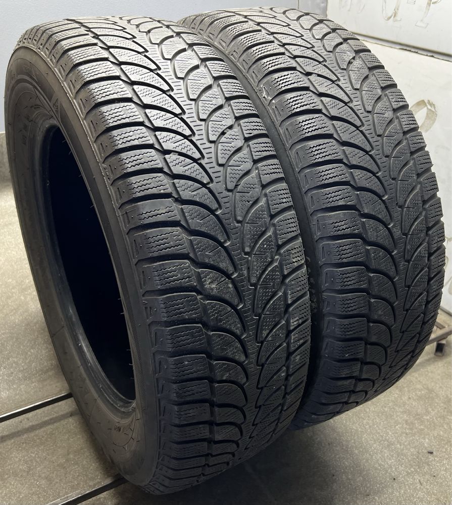 Шини 5мм зима 225 65 R17 Bridgestone Blizzak LM-80 пара зимові