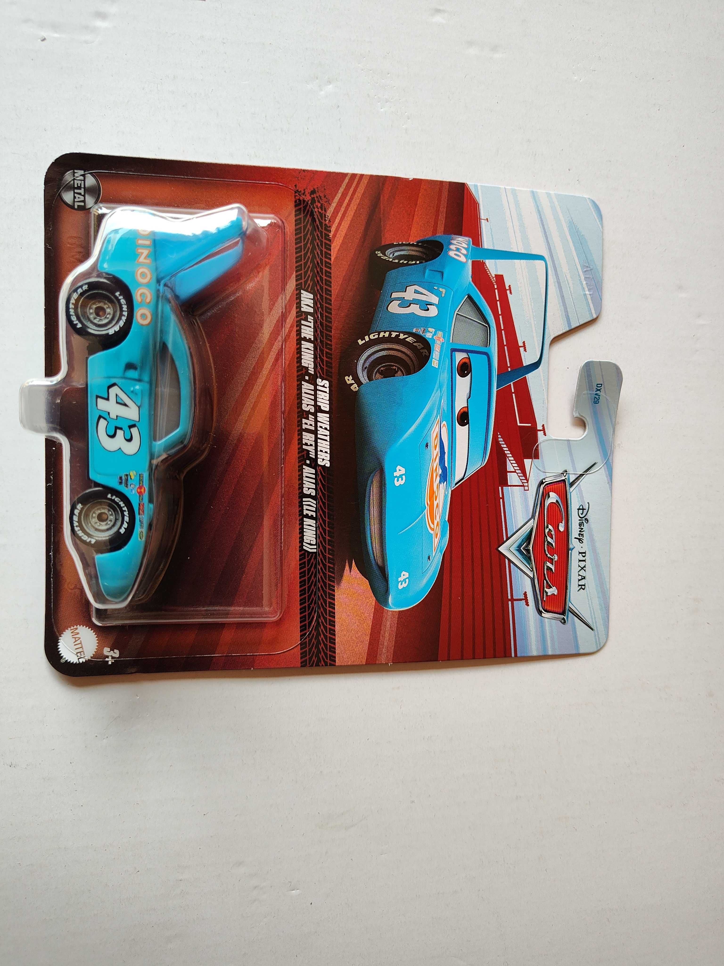 Król King cars auta Disney mattel