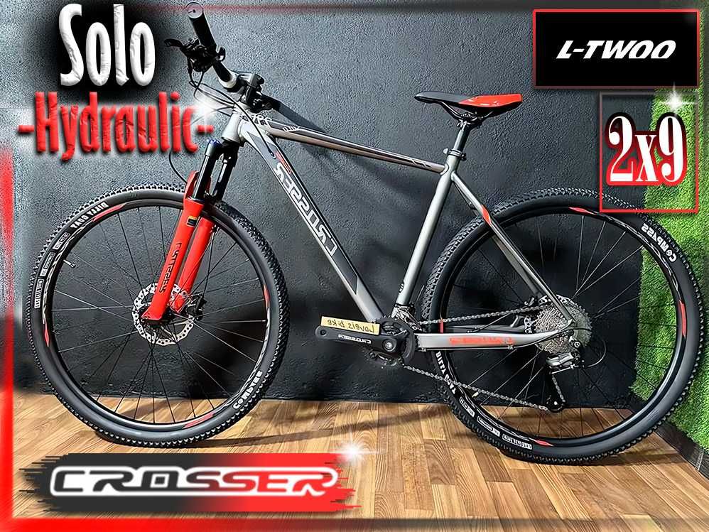 Горный алюминиевый велосипед Crosser Solo 27.5 / 18 Гидравлика 2024