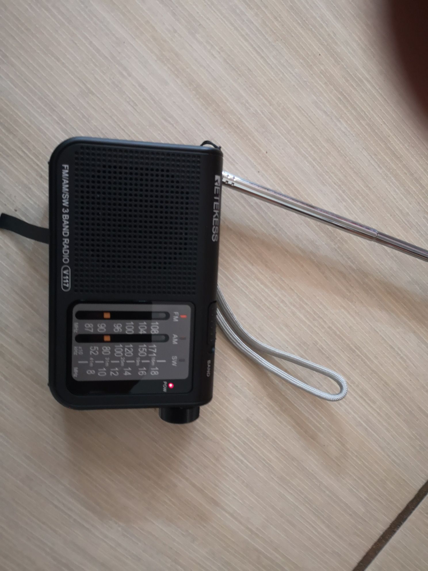 Kieszonkowe Radio Mini Analogowe Radio z Pokrętłem