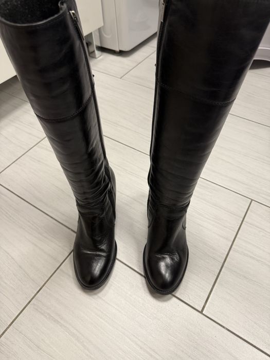 Kozaki Ryłko – skóra naturalna – rozmiar 39, obcas 8,5 cm, polecam!