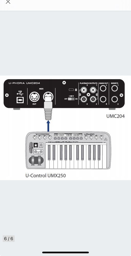 Audio interfejs Behringer UMC22 czarny