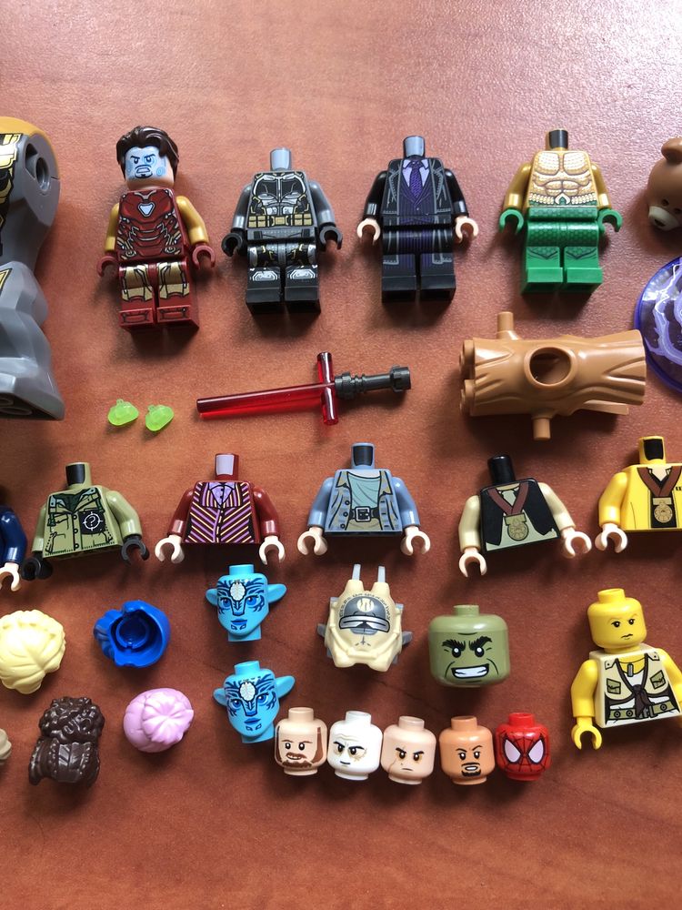 Lego star wars figurki marvel harry potter czesci