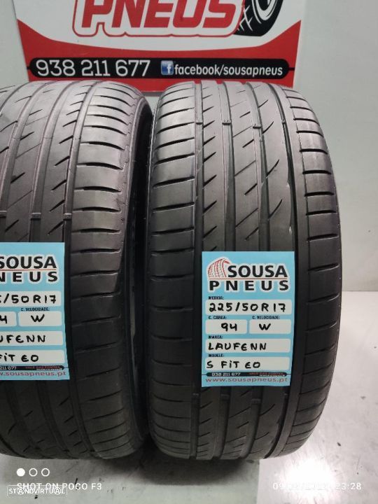 2 pneus semi novos 225-50r17 oferta dos portes 100 Euros