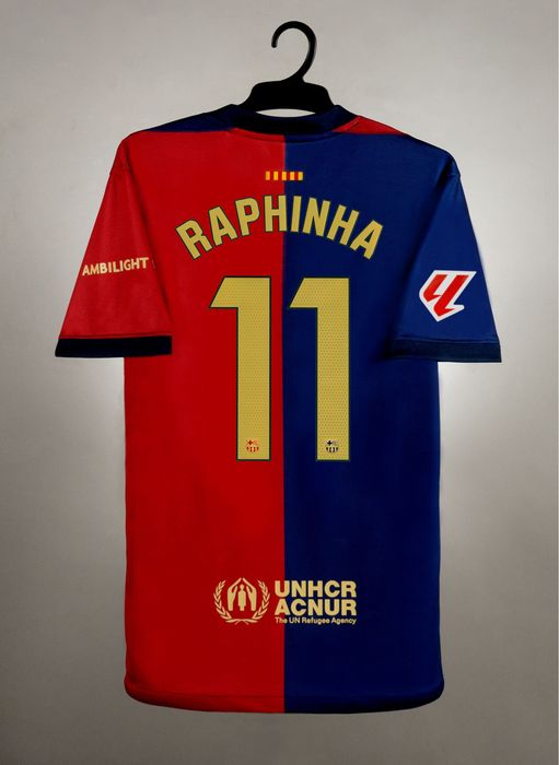 Koszulka FC Barcelona 24/25 dziecięca LL domowa RAPHINHA 11 r. 22 48h