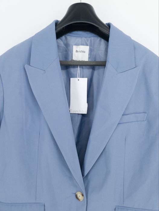 Marynarka elegancka niebieska Bershka L