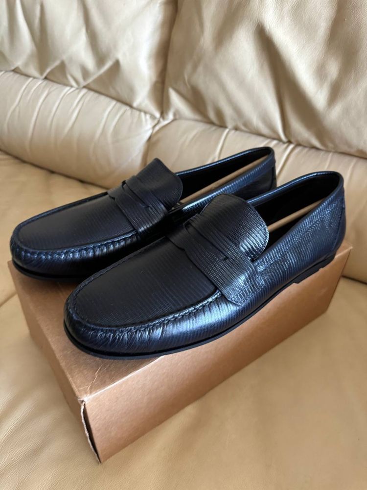 Новые кожаные мокасины Massimo Dutti