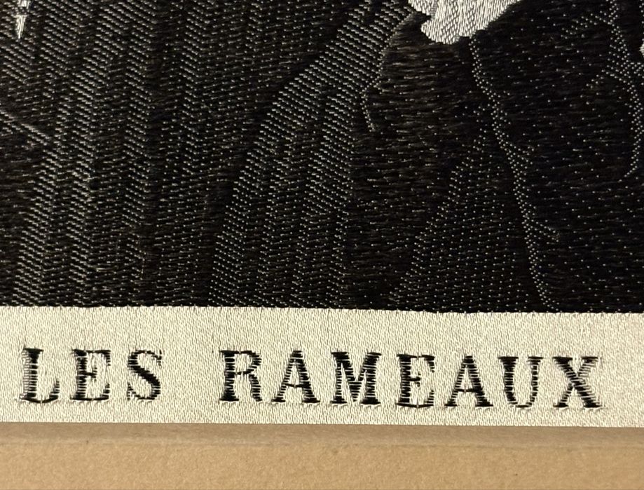 Żakard jedwabny Elizabeth Sonrel „Les Rameaux” 1910 rok.