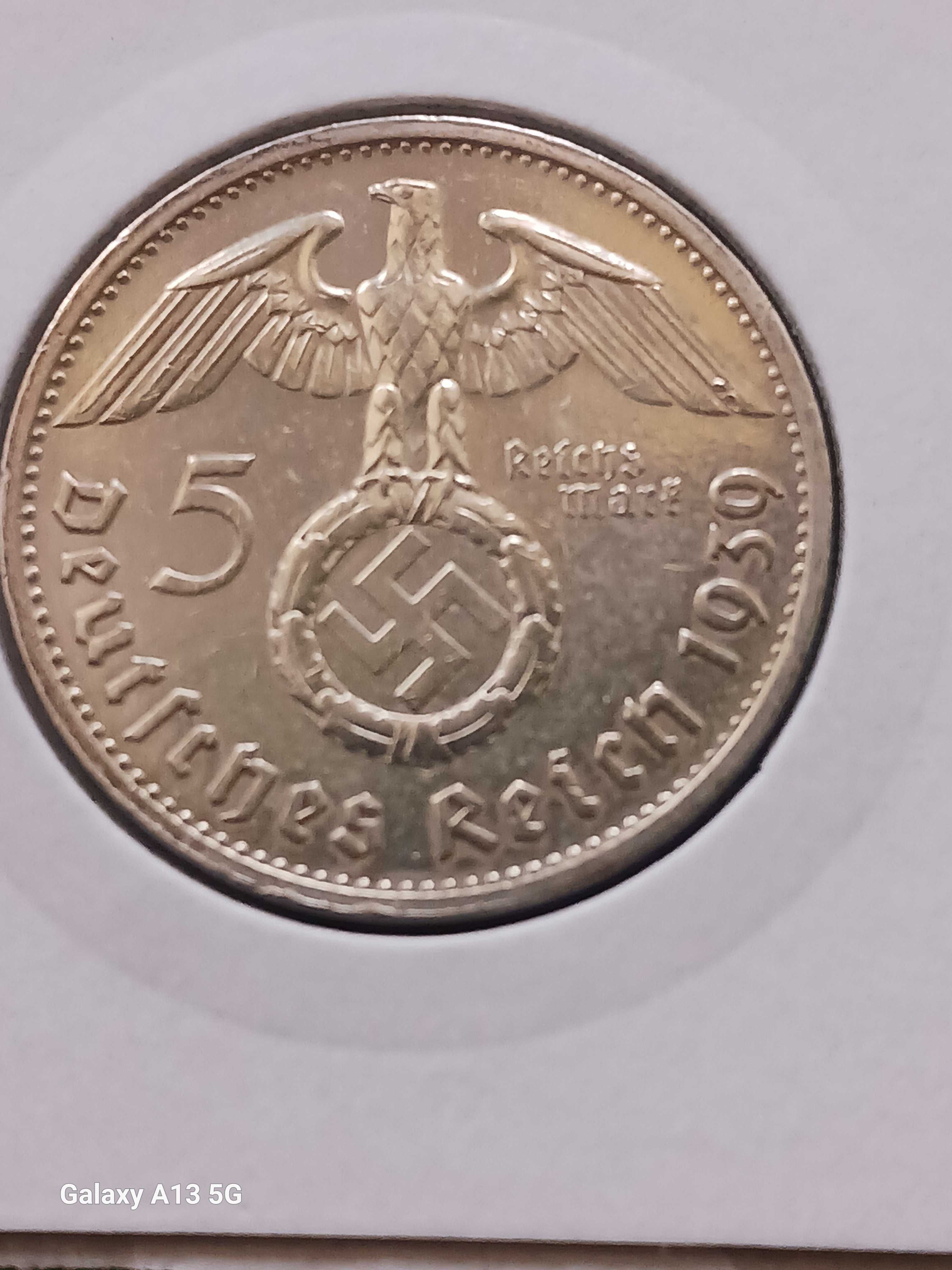 5 Marek Niemcy 1939 r. -Paul von Hindenburg - men. B - nr. 2