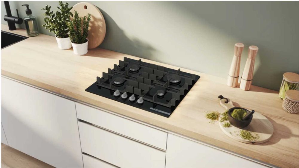 Газова варильна поверхня Bosch PNP6B6K40 плита плитка варочная