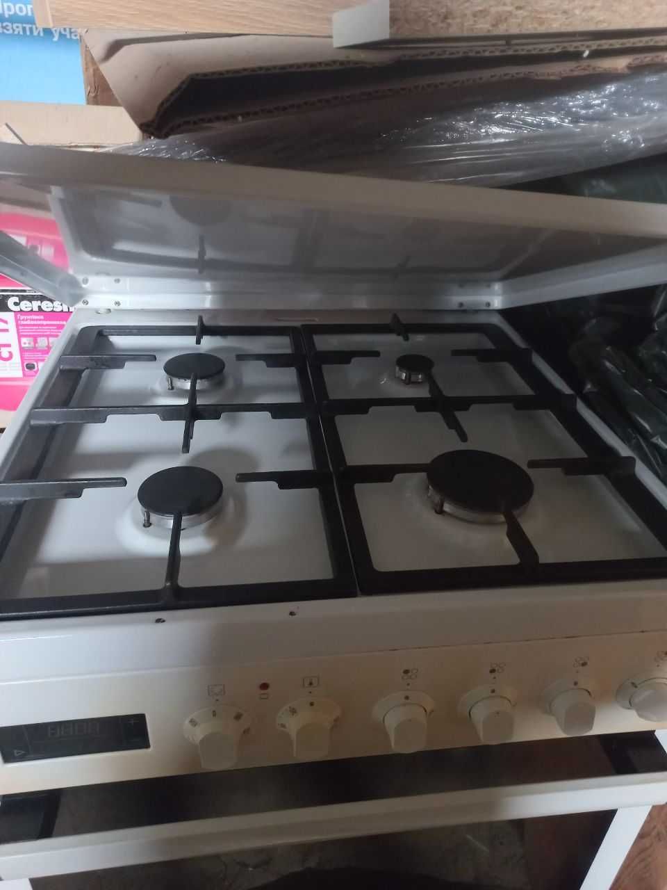 Газова плита з електричною духовкою GORENJE K 65320 AW (K23D1-134VM)
