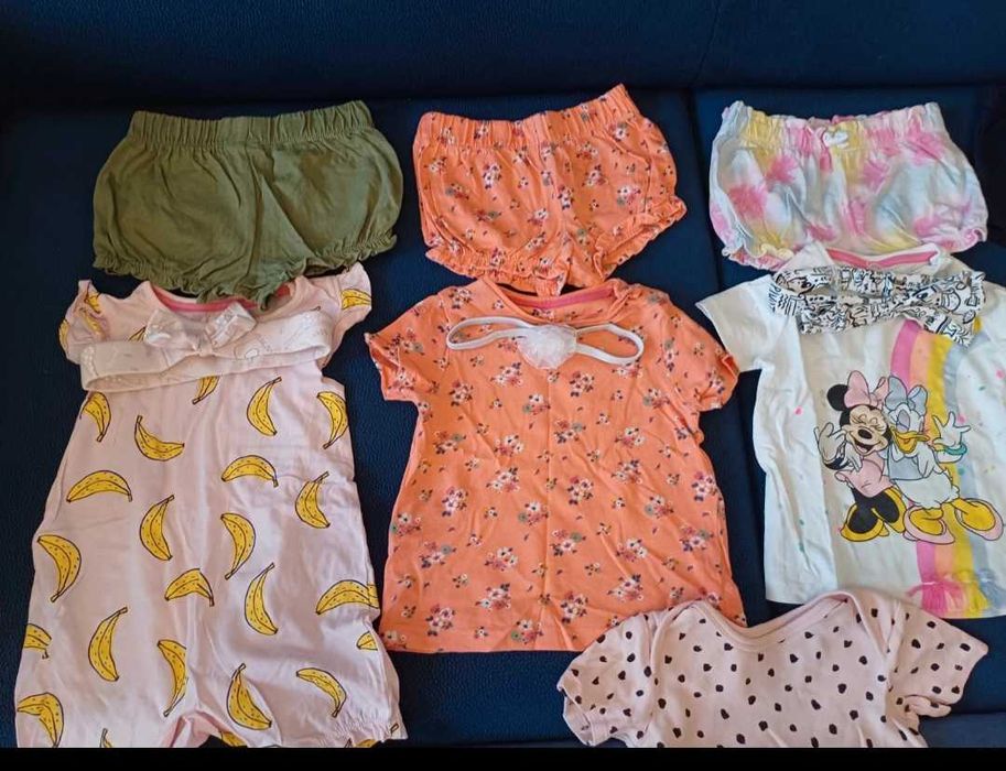 Ubranka dla dziewczynki 74 cm