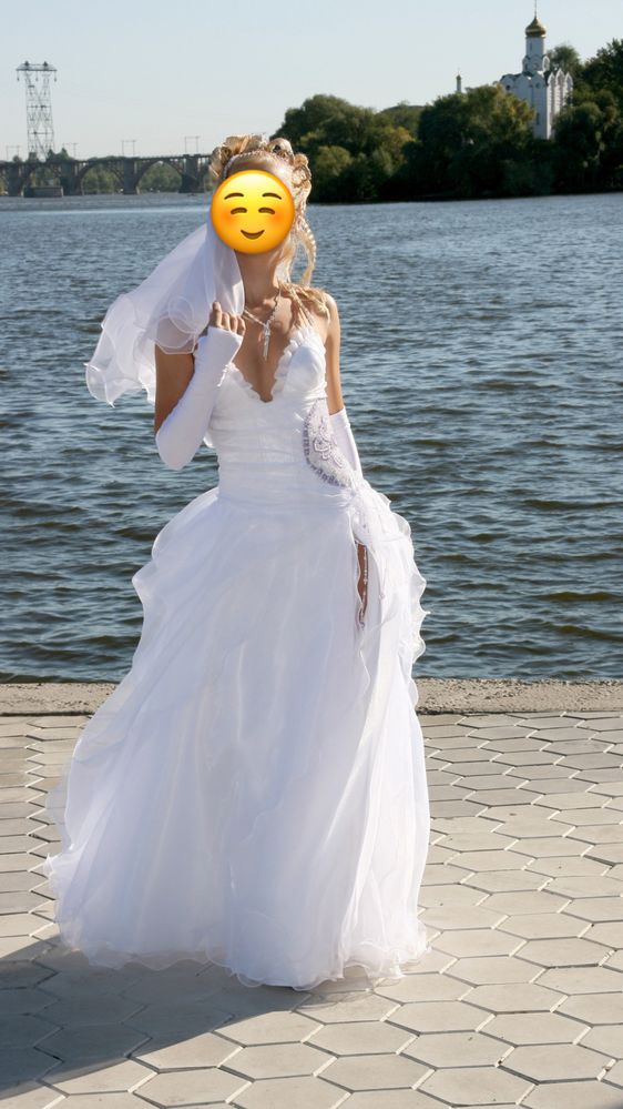 Свадебное/выпускное платье XS-S