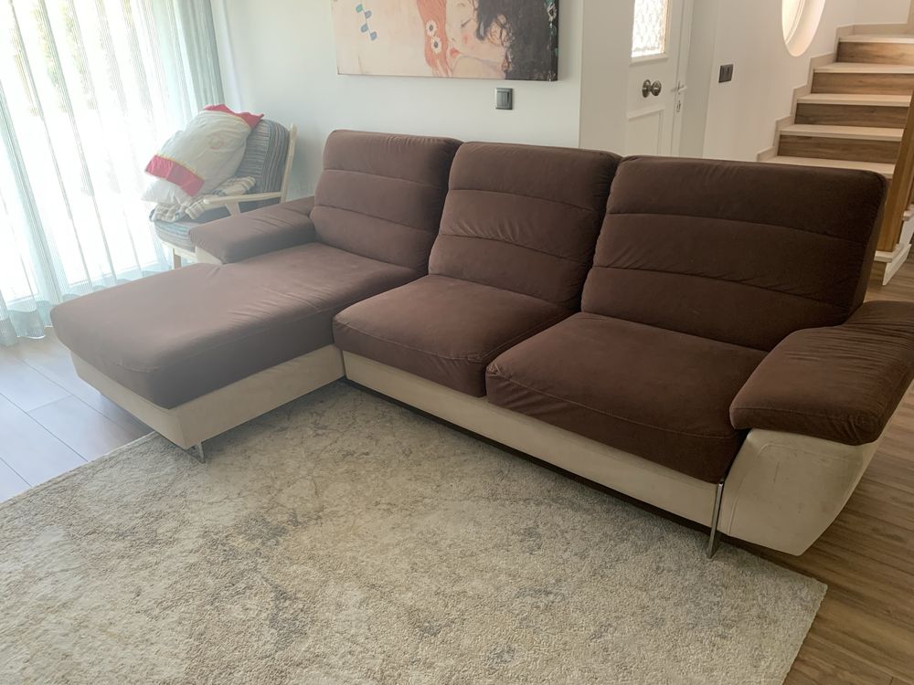 Sofá com Chaise Loungue - 3 metros