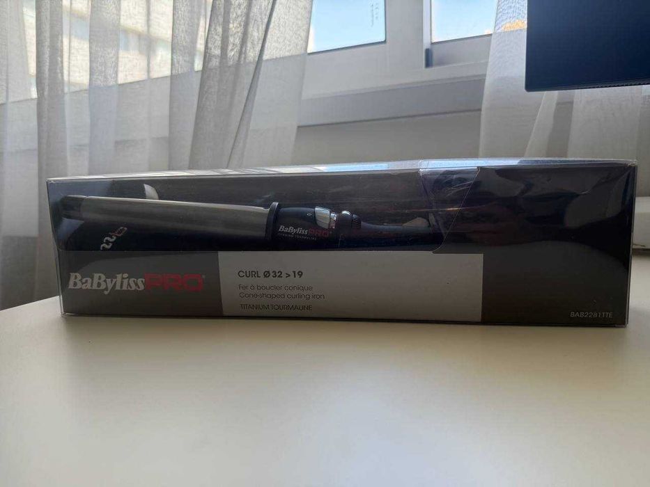 Babyliss Pro Ferro Cónico Titanium Tourmaline 32/19mm
