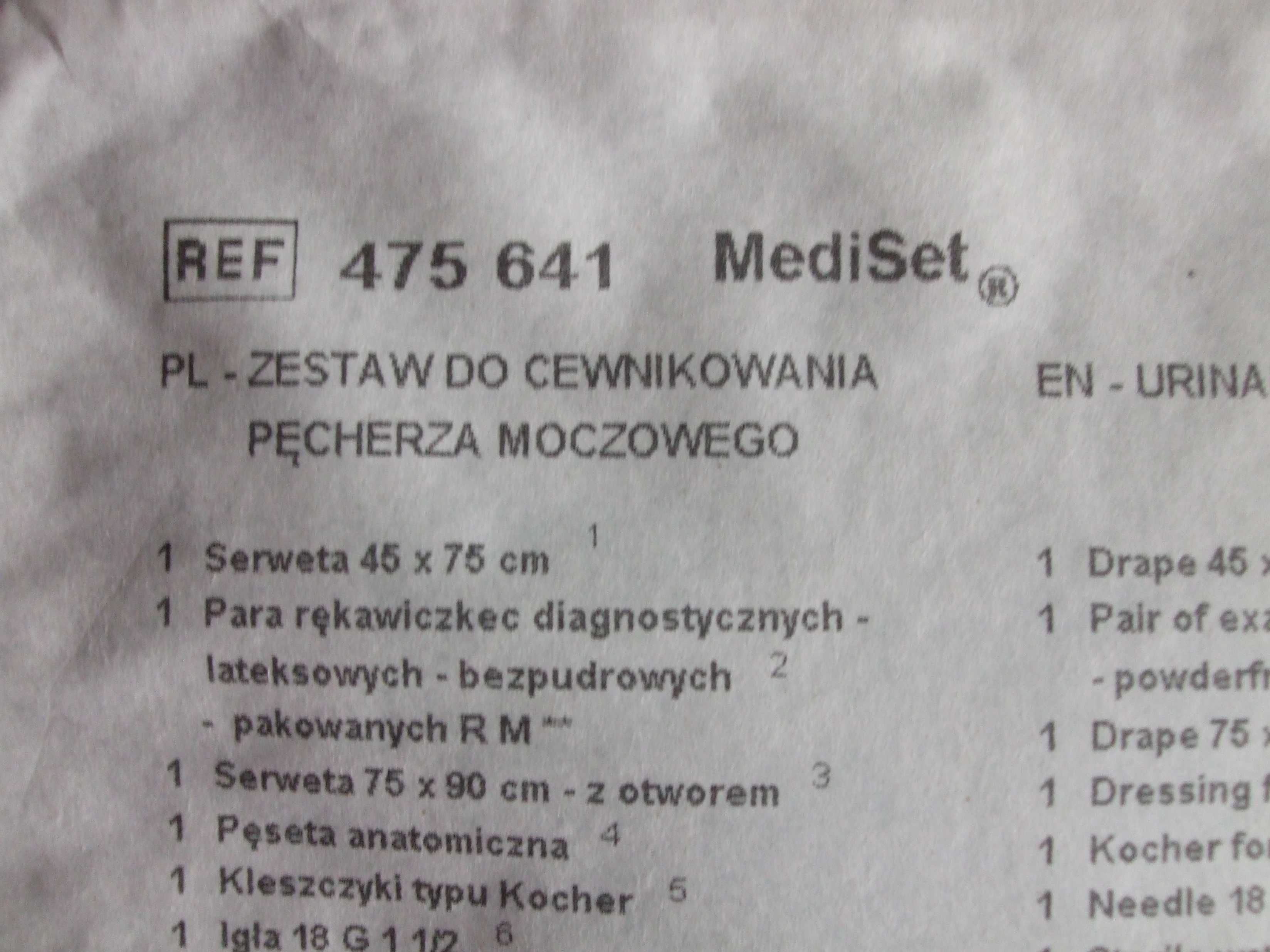 Zestaw do cewnikowania pęcherza moczowego MediSet firmy Hartmann 2szt.