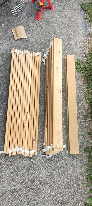 Dwa drewniane podkłady do łóżka 2x80xx200