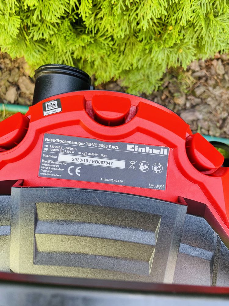 Пилосос для вологого та сухого прибирання Einhell TE-VC 2025 SACL