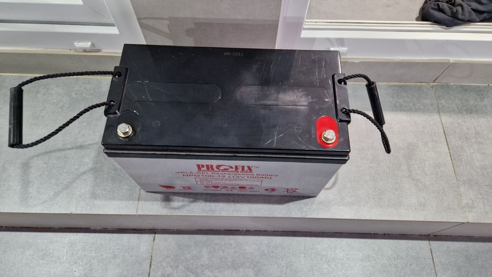 Аккумулятор Гелевий  ProFix VRLA-GEL, 12 V 100 Ah (NPG100-12), клема Т