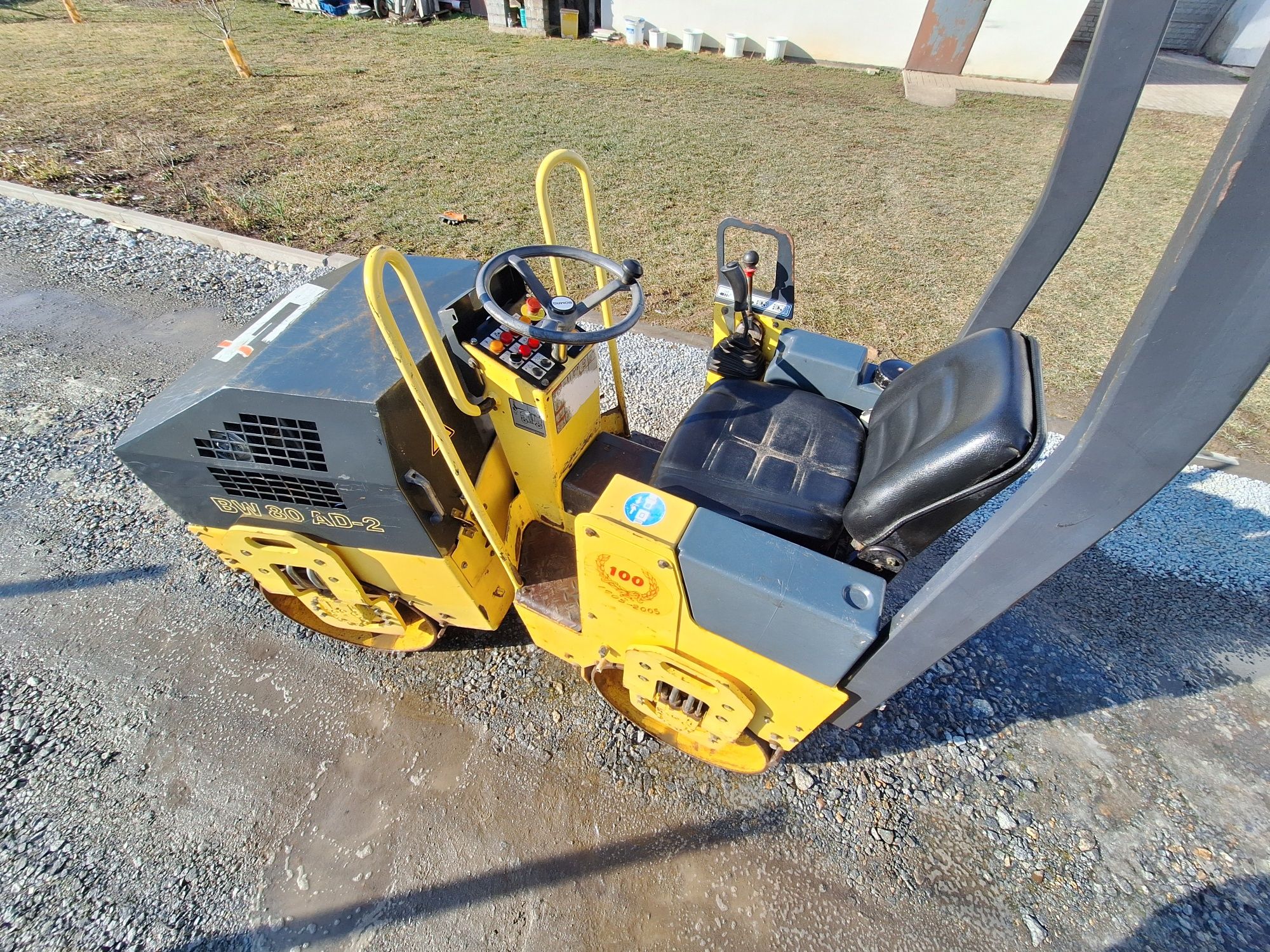 Mini walec zagęszarka BOMAG  ad80 silnik kubota
