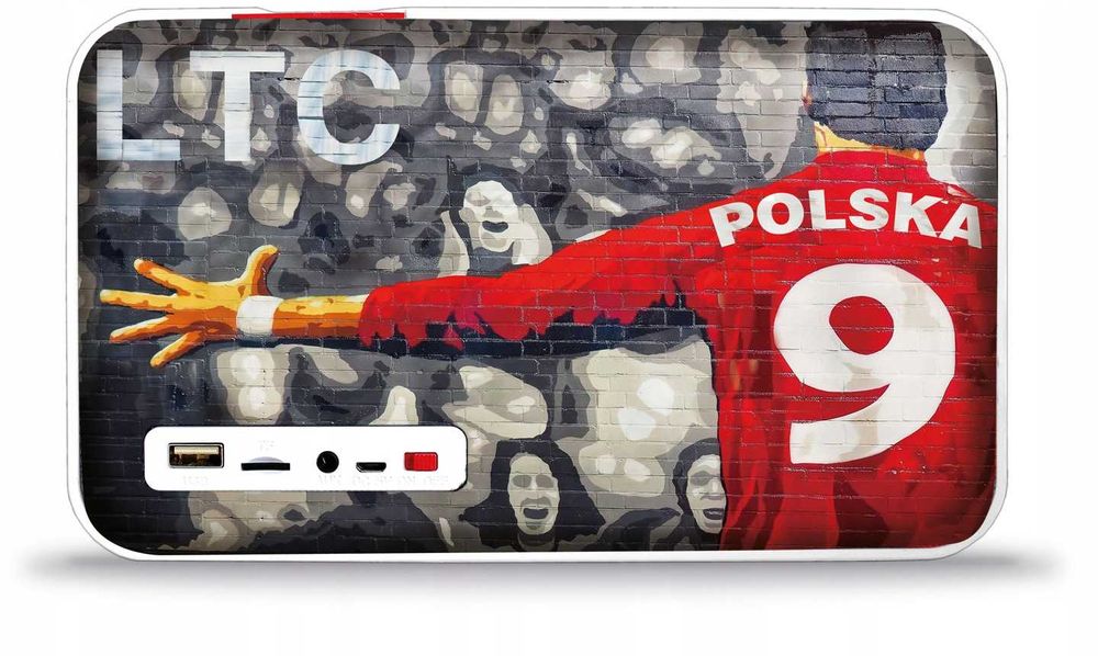 Mocny Głośnik Bluetooth Super Bass  Duży Polska Lewy  Katar 2022