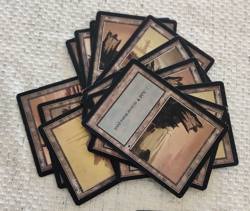 Magic the Gathering cartas aleatórias pretas