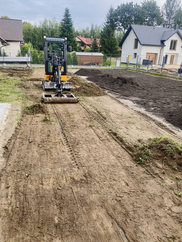Usługi minikoparką + wywrotka 3,5t