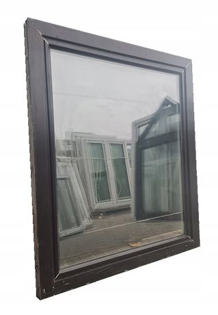 okna kacprzak okno pcv 120x139 używane ciemny brąz