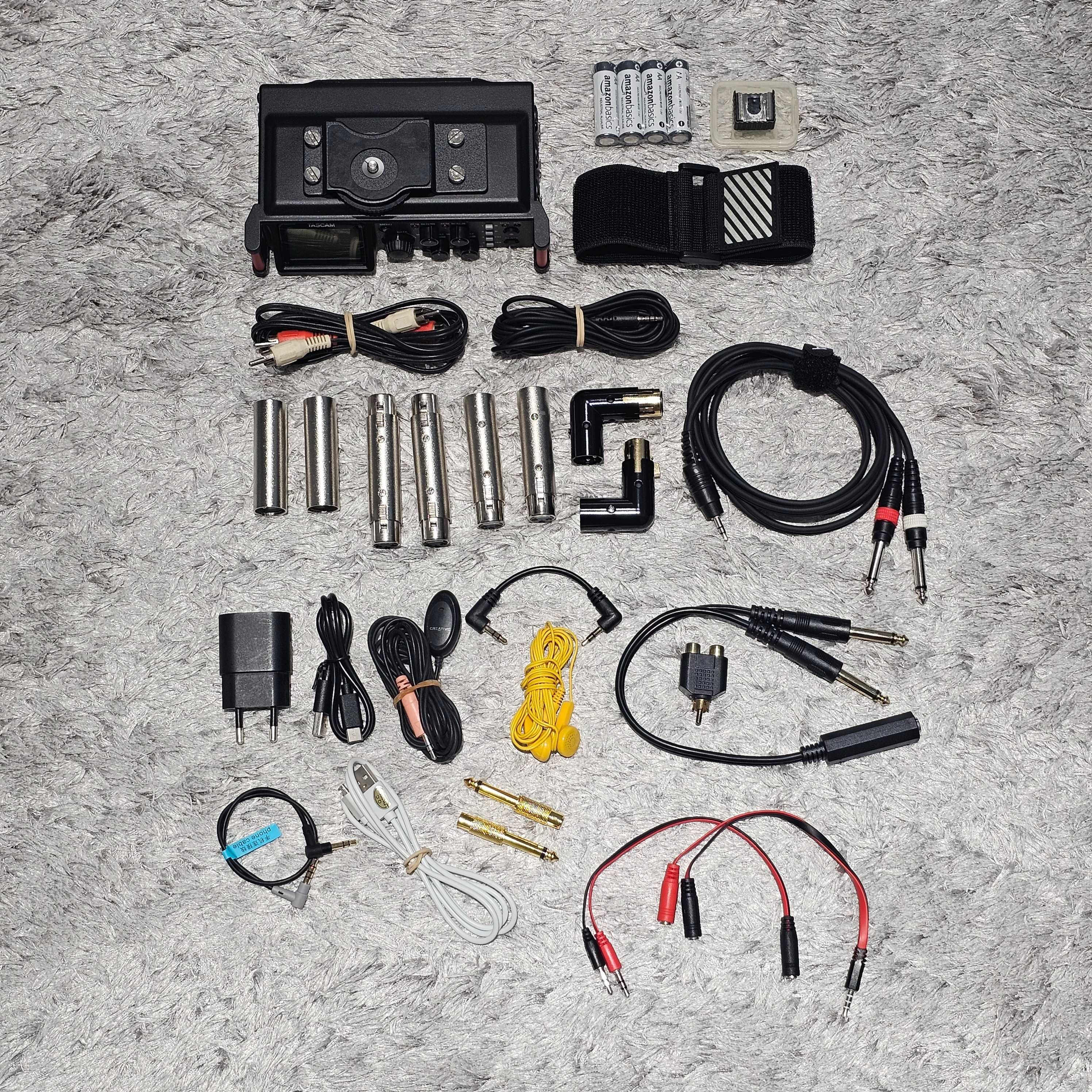 Tascam DR-70D Gravador áudio de 4 canais + Extras