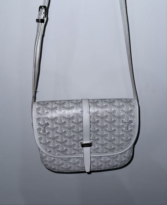 сумка goyard білого кольору
