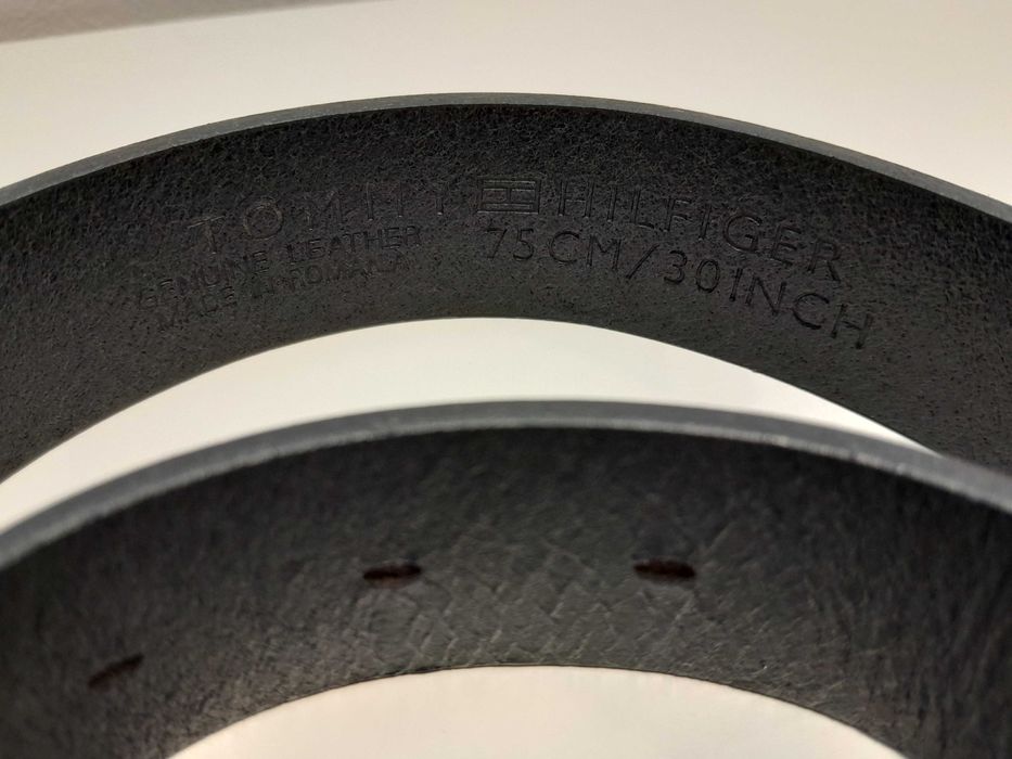 Pasek klasyczny granatowy Tommy Hilifiger