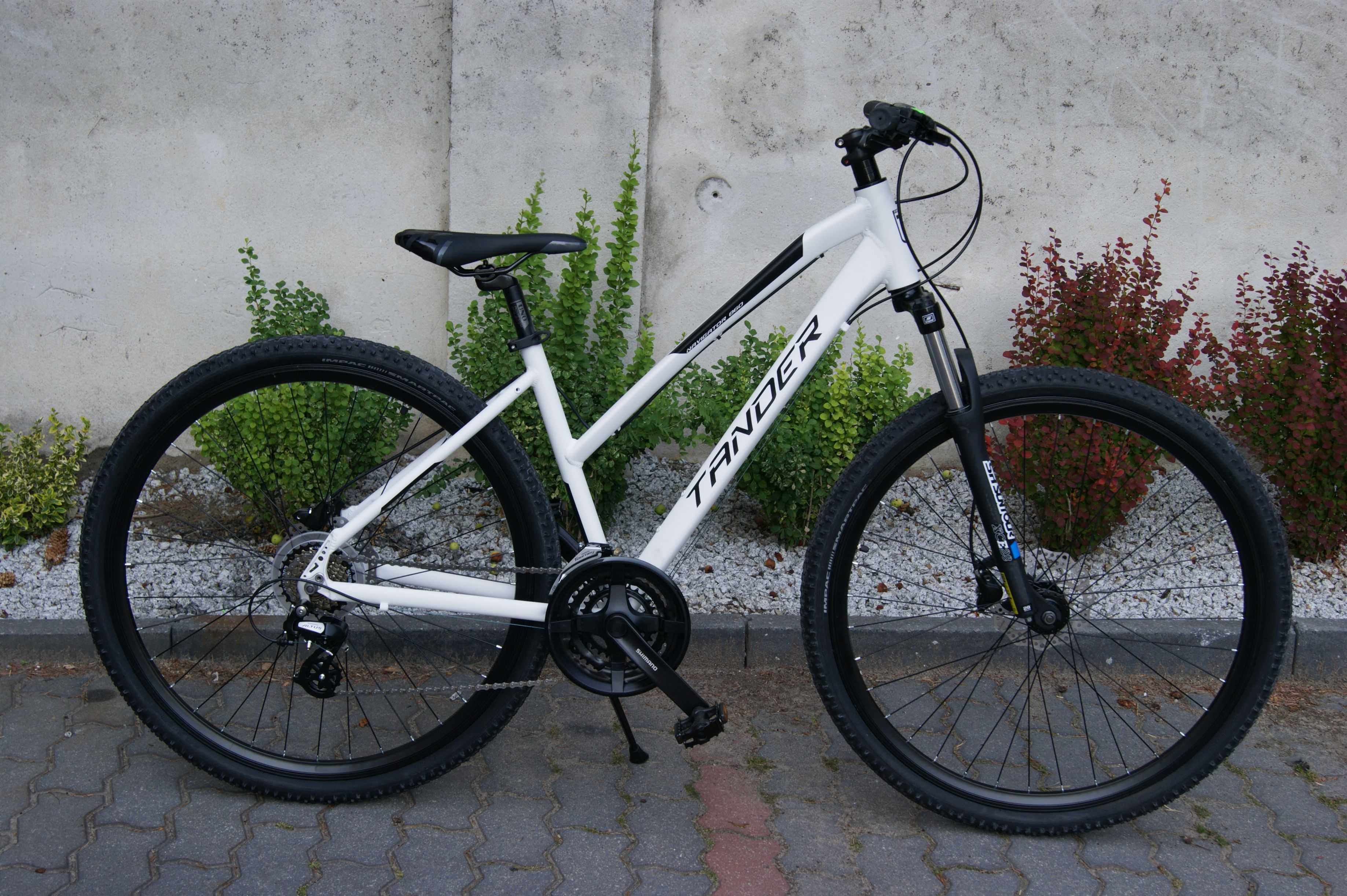 NOWY aluminiowy rower crossowy TANDER 28" koła, hamulce TARCZOWE hydr.