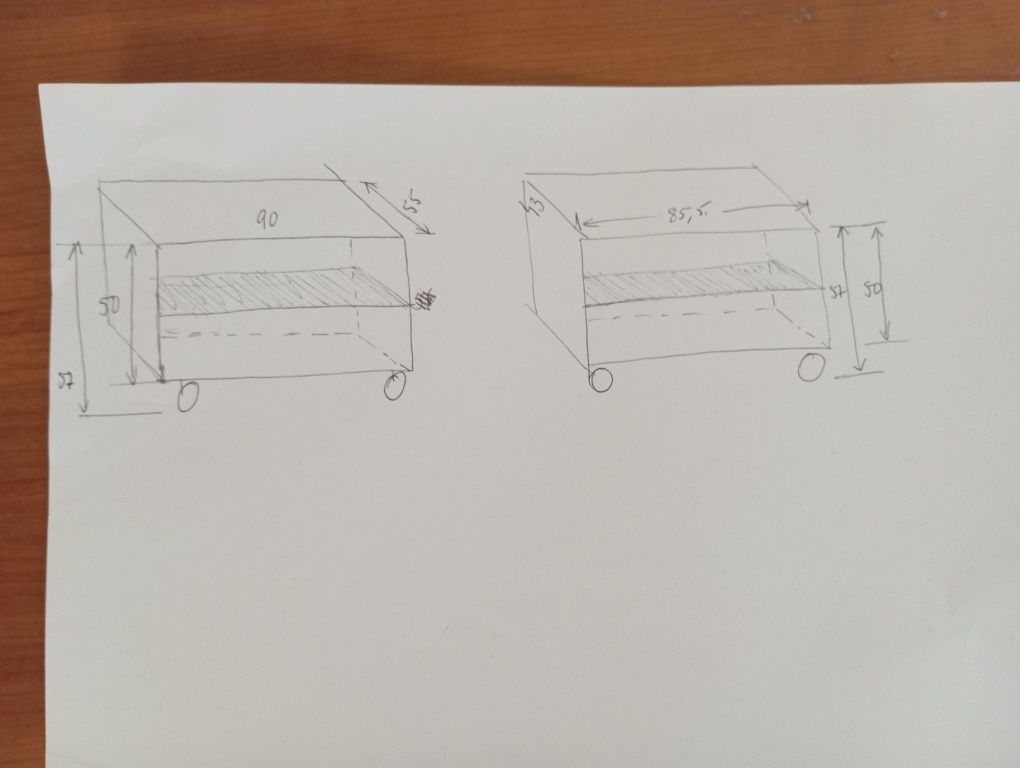 Moveis para arrumação com rodas