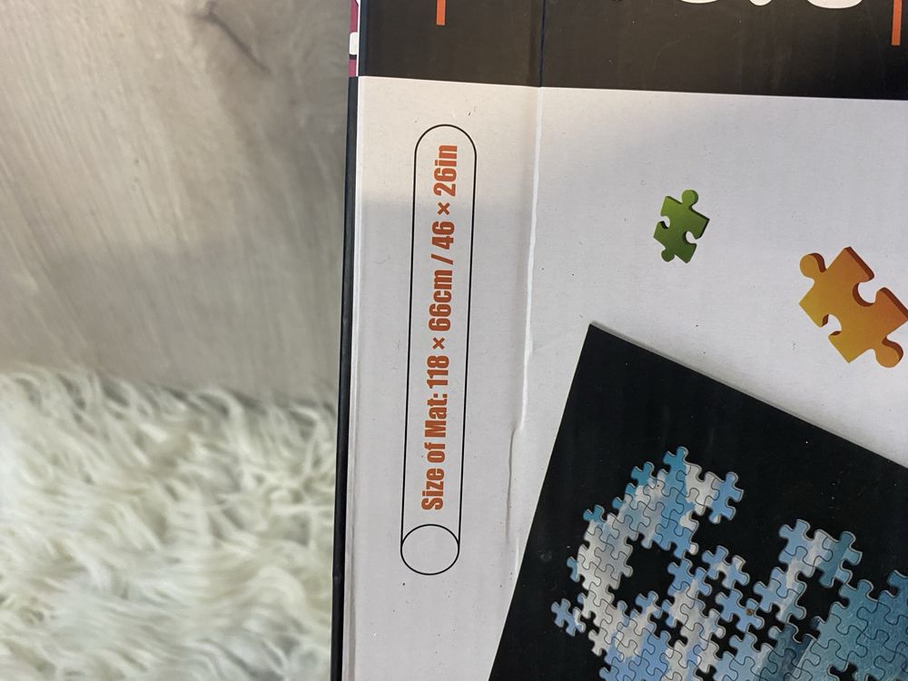 Mata do puzzli z pompowanym stabilizatorem