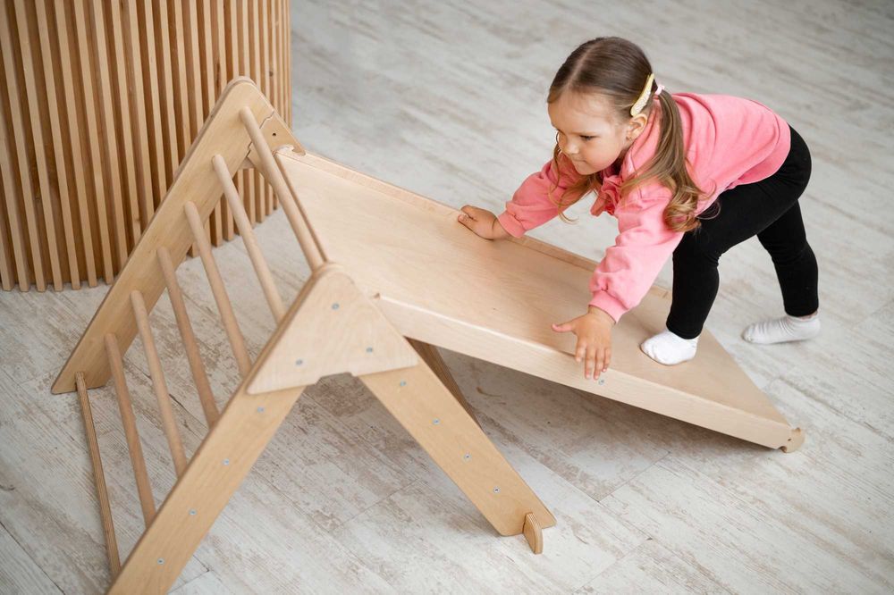 Дитячий-Спортивний комплекс | Трикутник Піклер Дерево | Подарунок