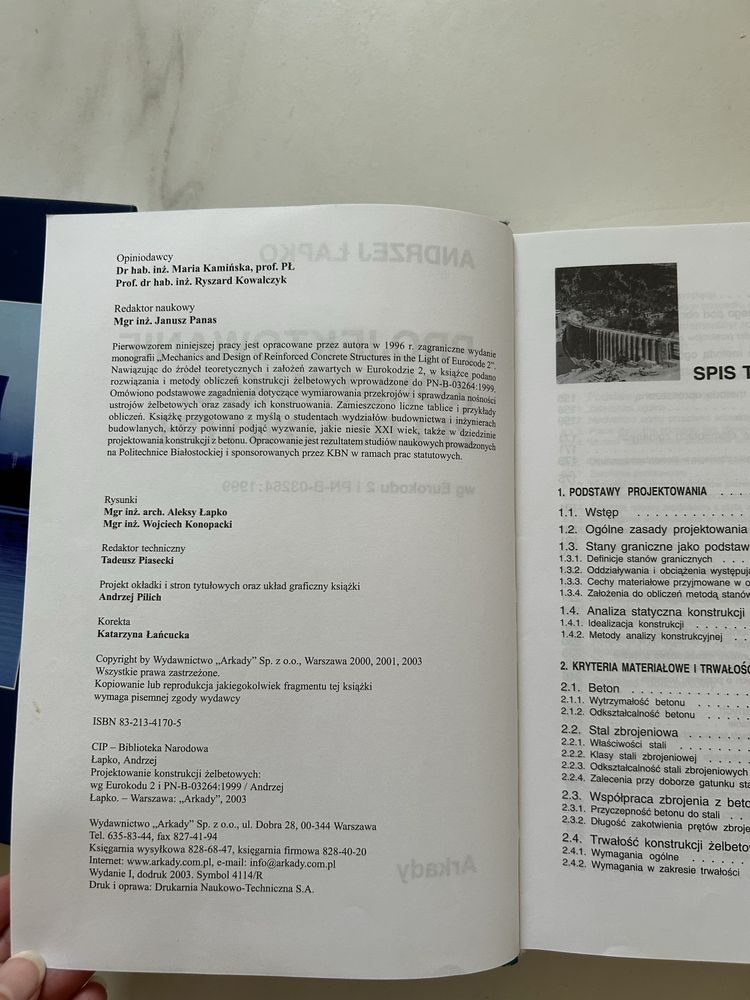Projektowanie konstrukcji żelbetowych Andrzej Łapko 2023