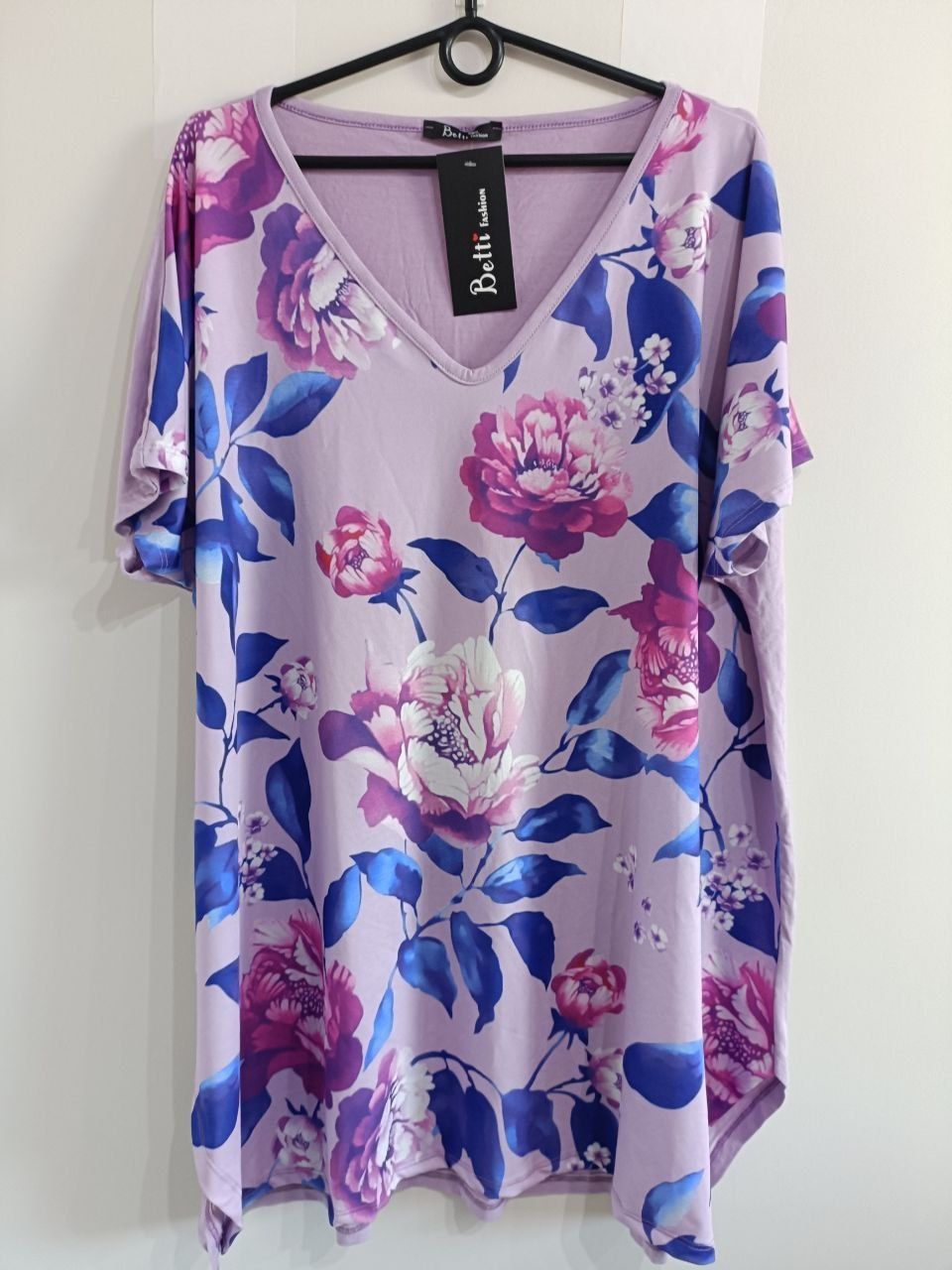 Bluzka plus size Tunika asymetryczna 50/52/54/56