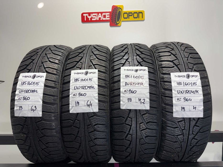Opony Zimowe 185/60/15 Uniroyal MSPlus77 Komplet #Z360