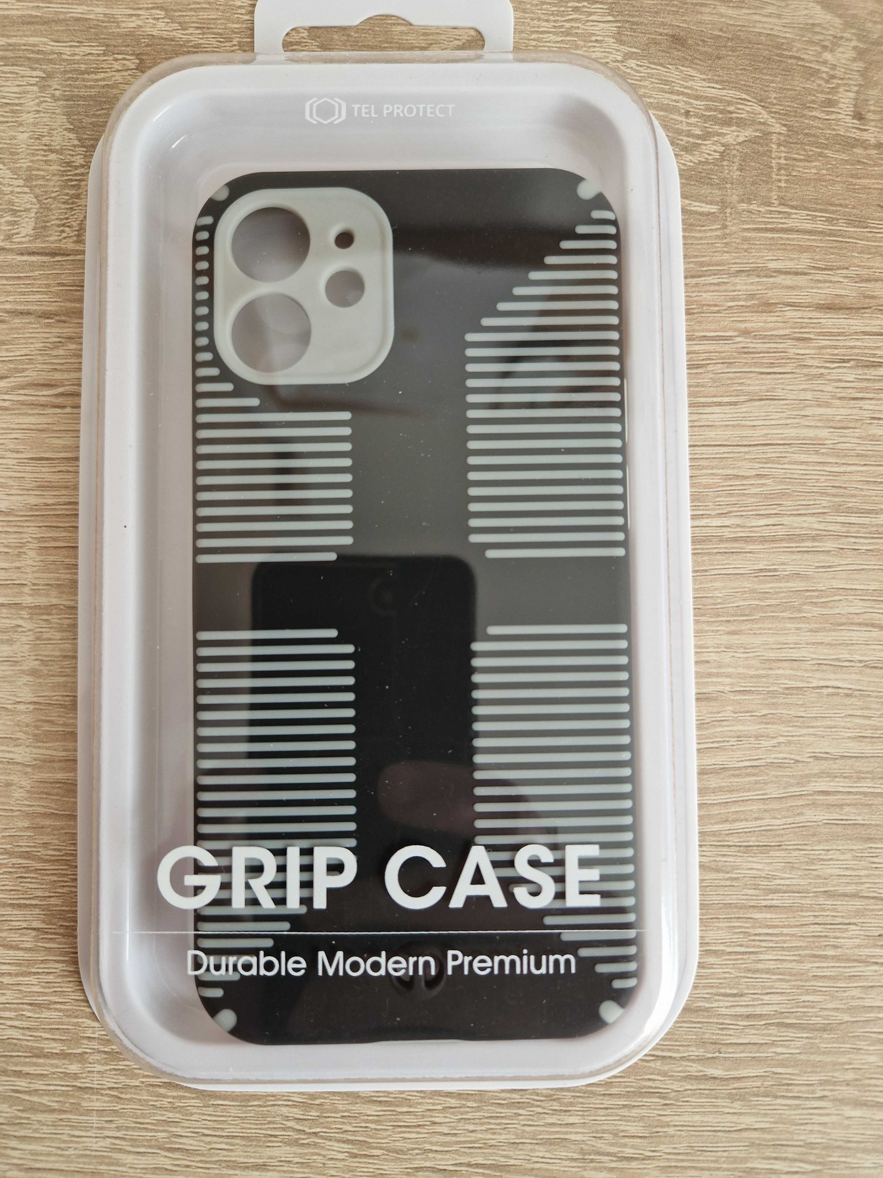 Etui TEL PROTECT Grip Case do Iphone 12 Czarny