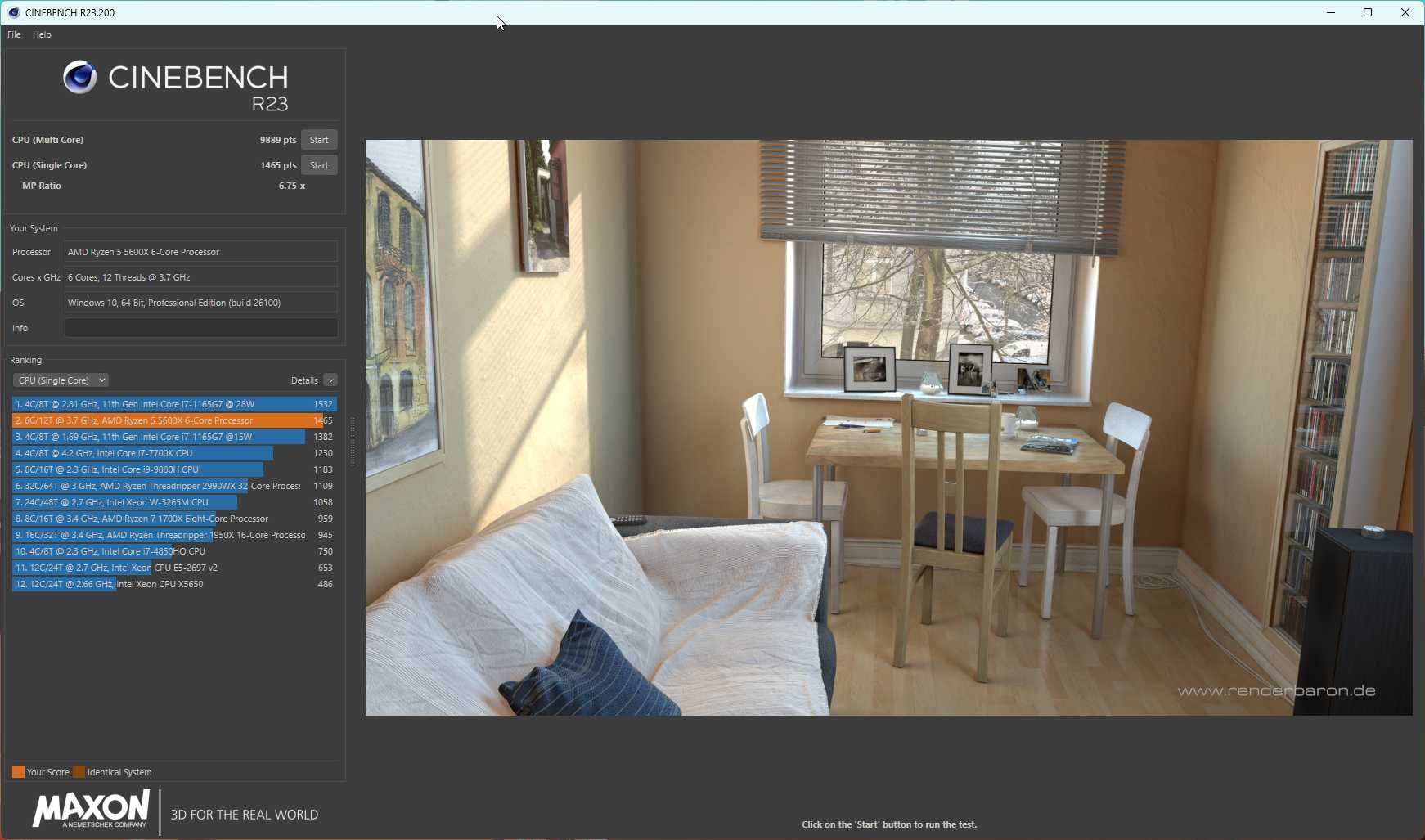 Процесор AMD Ryzen 5 5600X 3.7 GHz / 32 MB sAM4