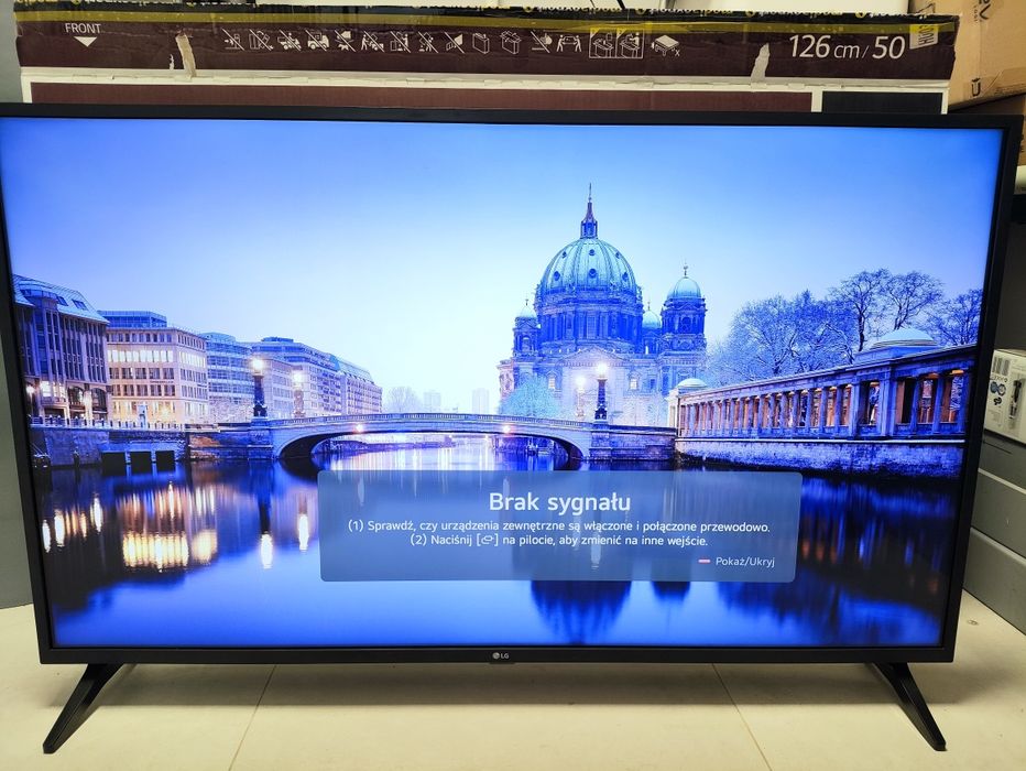 Telewizor 4K smartTV LG 50 cali LED , DVB-T2 - TV naziemna - UP75003LF