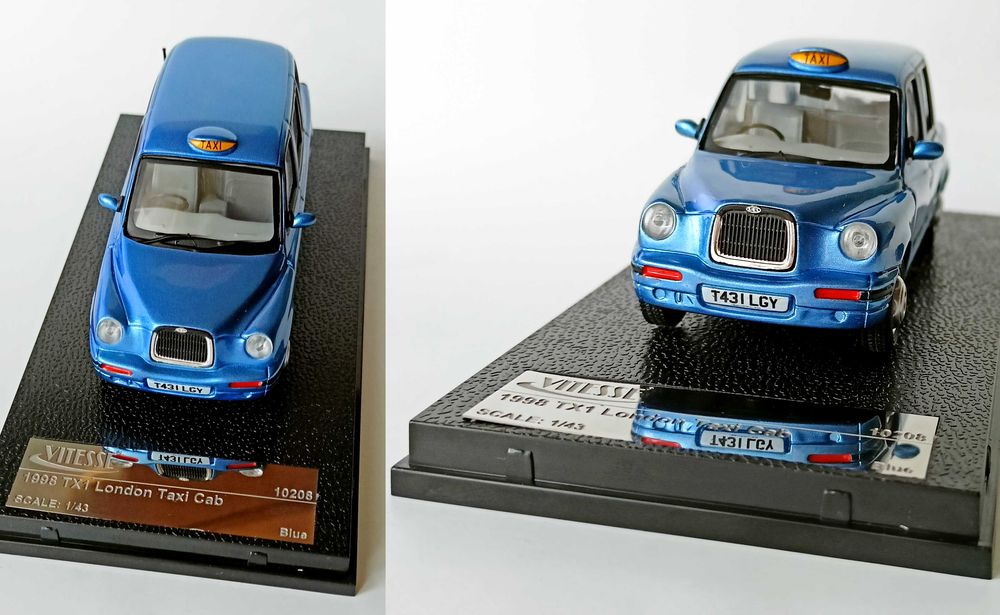 модель 1:43 TX1 London Taxi Cab 1998 (Vitesse)
