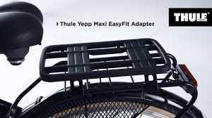 Adapter Thule Yepp Maxi EasyFit do dziecięcego fotelika rowerowego.