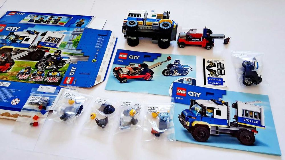 Lego City 60276 Police Prisoner Transport em peças novas semi montado