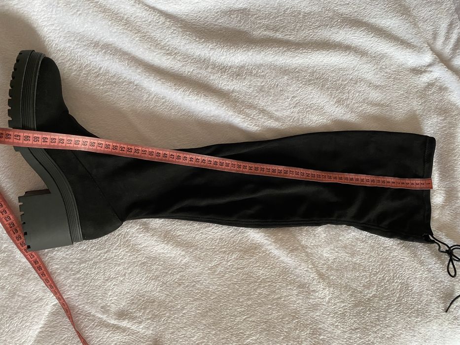 Сапоги ботфорти високі