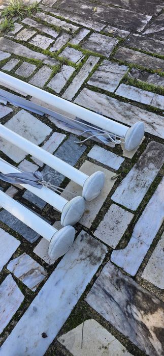 Mastros para bandeiras com cerca de 6.60 mt