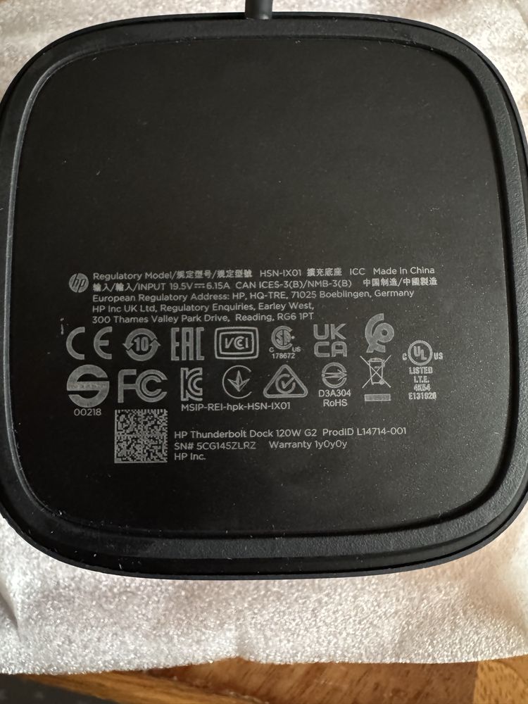 Док-станція HP Thunderbolt Dock G2 HSN-IX01