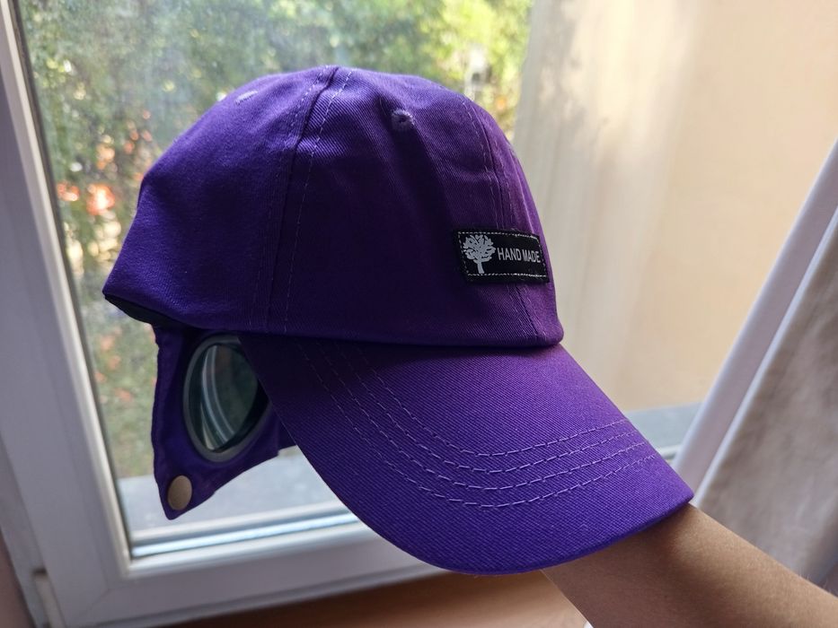 Czapka z daszkiem oraz goglami / Hand Made