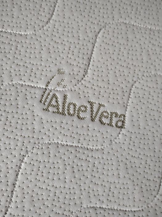 Materac na łóżko 120x200x20 200x120x20 cm Aloe Vera sprężyny kokos H3