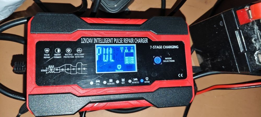 RJTianye Автоматичне зарядне 12v/10А; 24v/5A